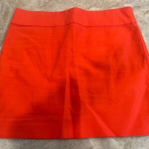 J. Crew Classic Mini Skirt in Poppy